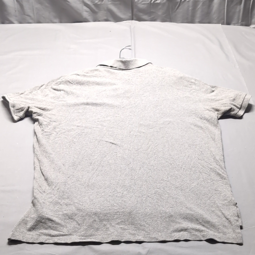 Polo Ralph Lauren Big Pony Polo Shirt Mens XXL‎ Gray Custom Fit 3 Logo - Picture 5 of 5